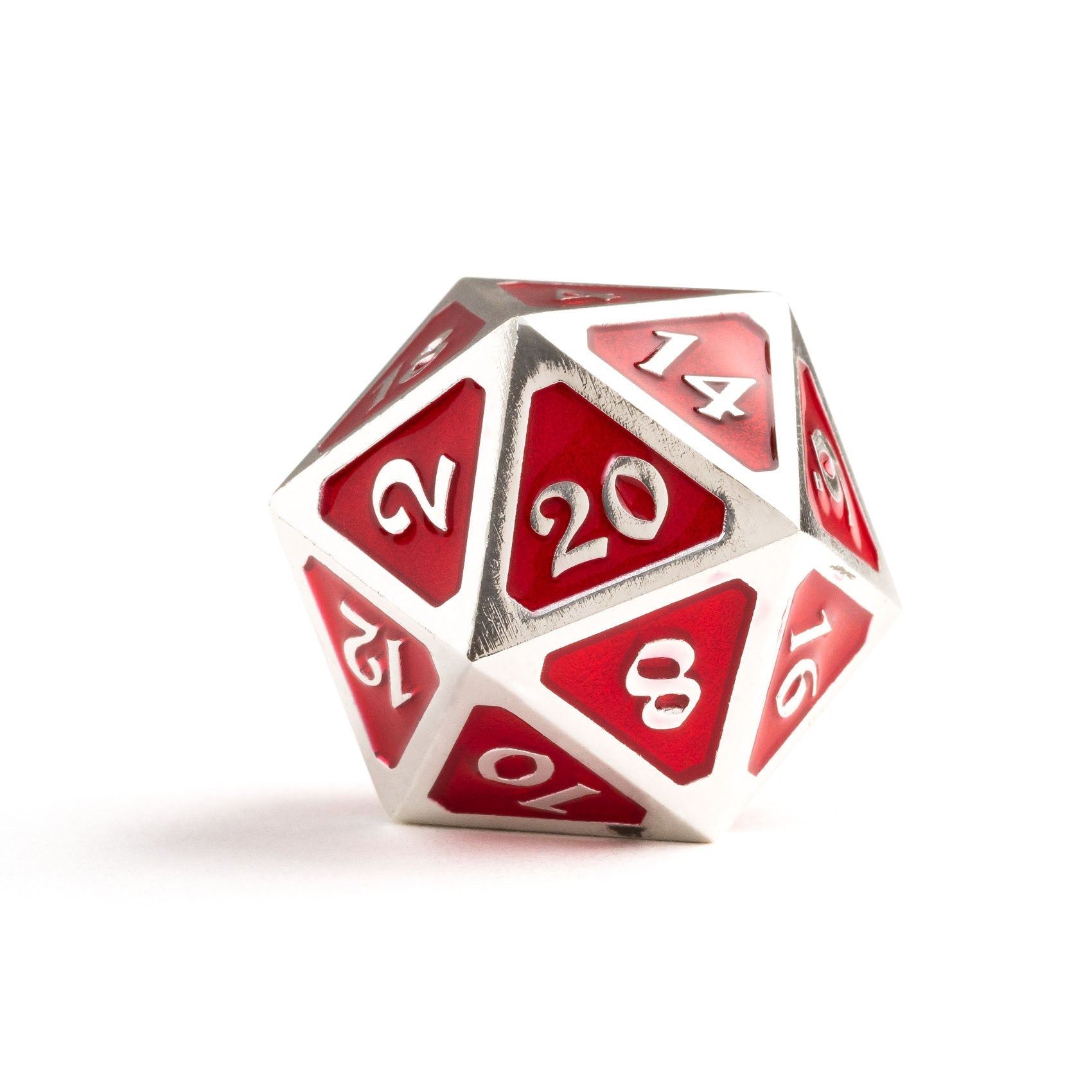 Dire d20 - Mythica Platinum Ruby – Die Hard Dice