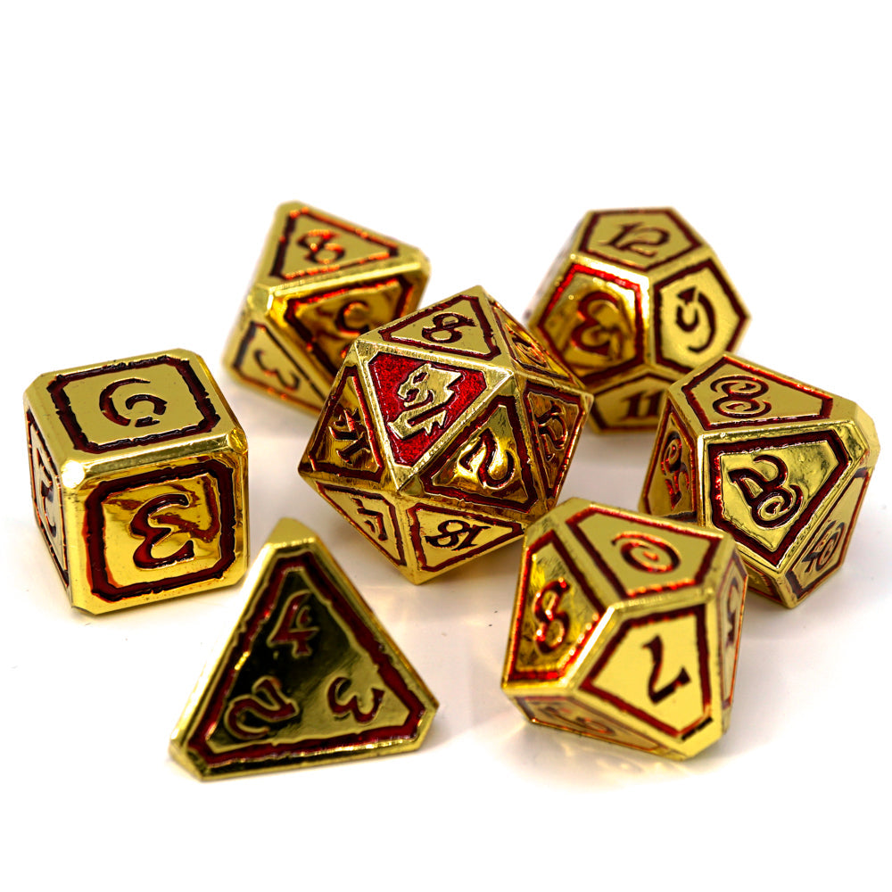 7pc RPG Set - Kings of Gilded Ruin – Die Hard Dice