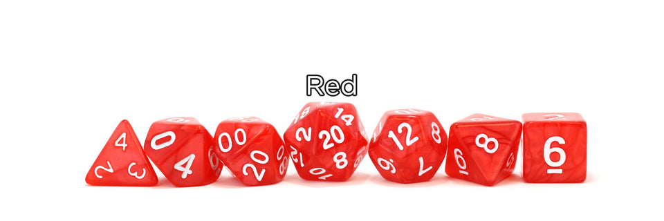 Red DND Dice & Accessories