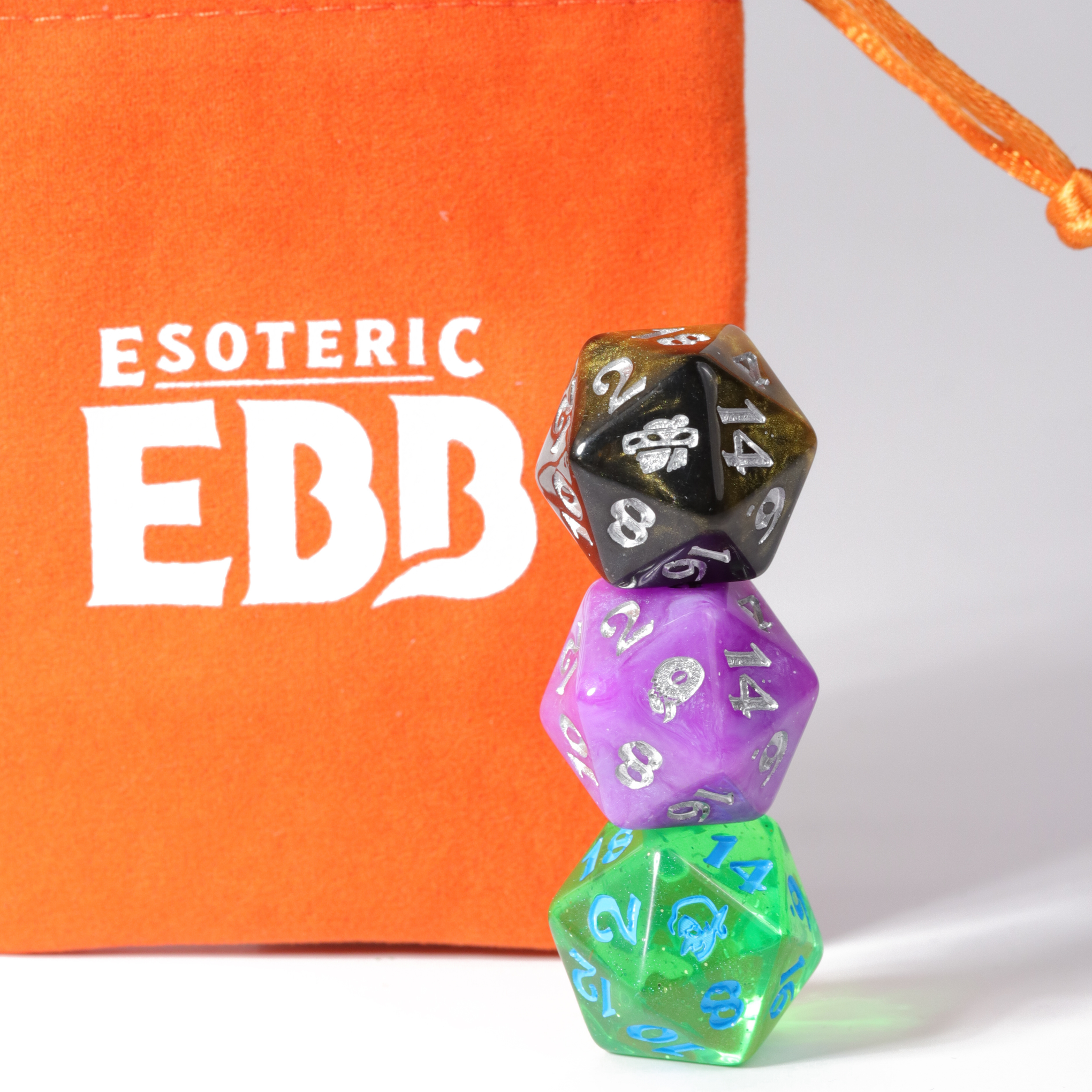 Character Bundle + Orange Bag - Esoteric Ebb – Die Hard Dice Character Bundle + Orange Bag - Esoteric Ebb – Die Hard Dice