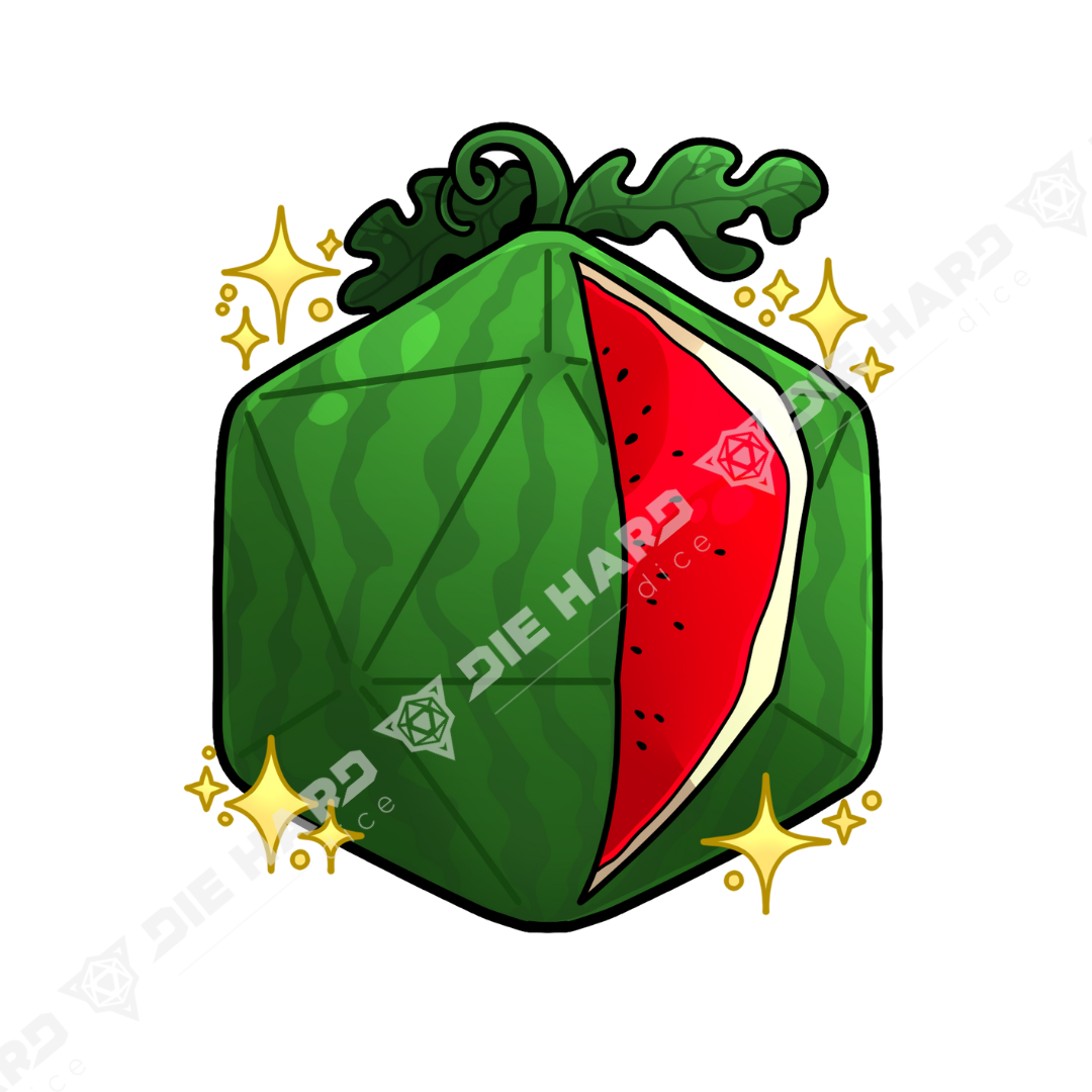 Sticker - Dice Watermelon