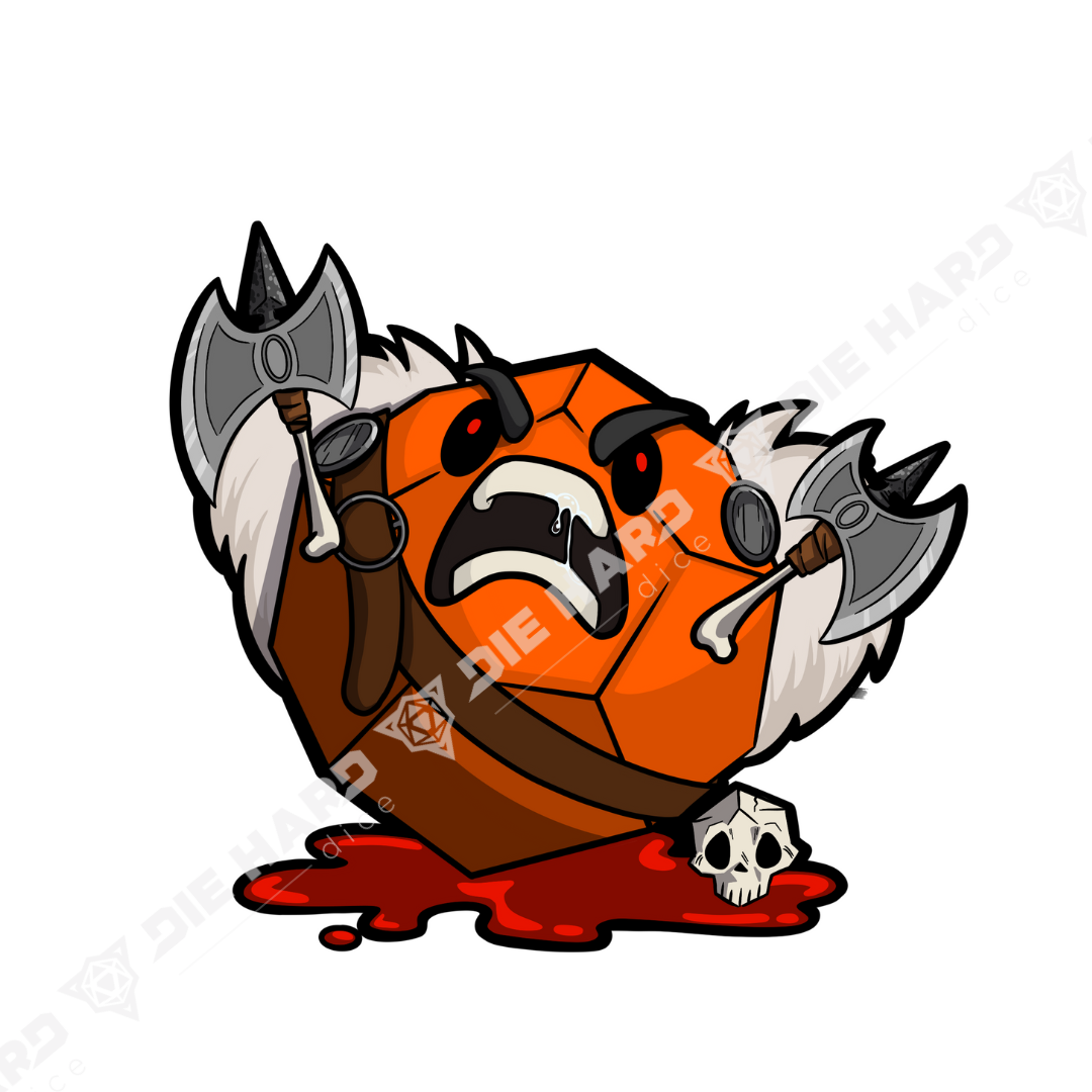 Sticker - Dice Barbarian
