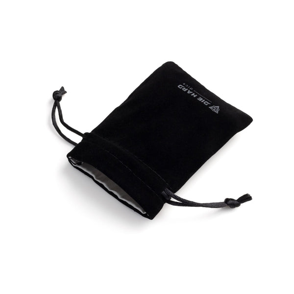 Samt-Würfeltasche – klein, schwarz