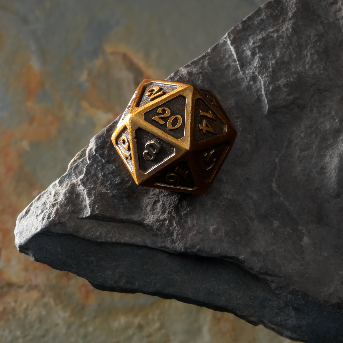 7-teiliges RPG-Set – Mythica Battleworn Gold