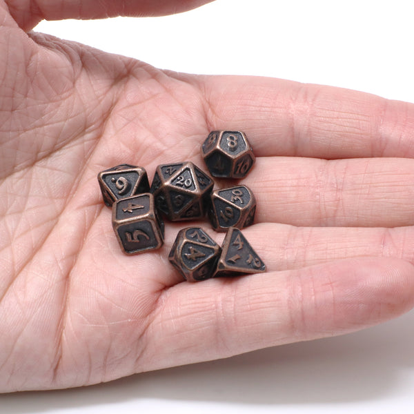 Critlings 7pc Mini RPG Set -  Dark Copper