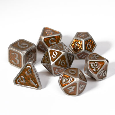 7-teiliges RPG-Set – Drakona Gemtooth – Diaphan