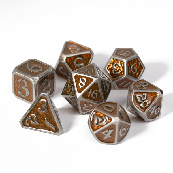 7pc RPG Set - Drakona Gemtooth - Diaphan