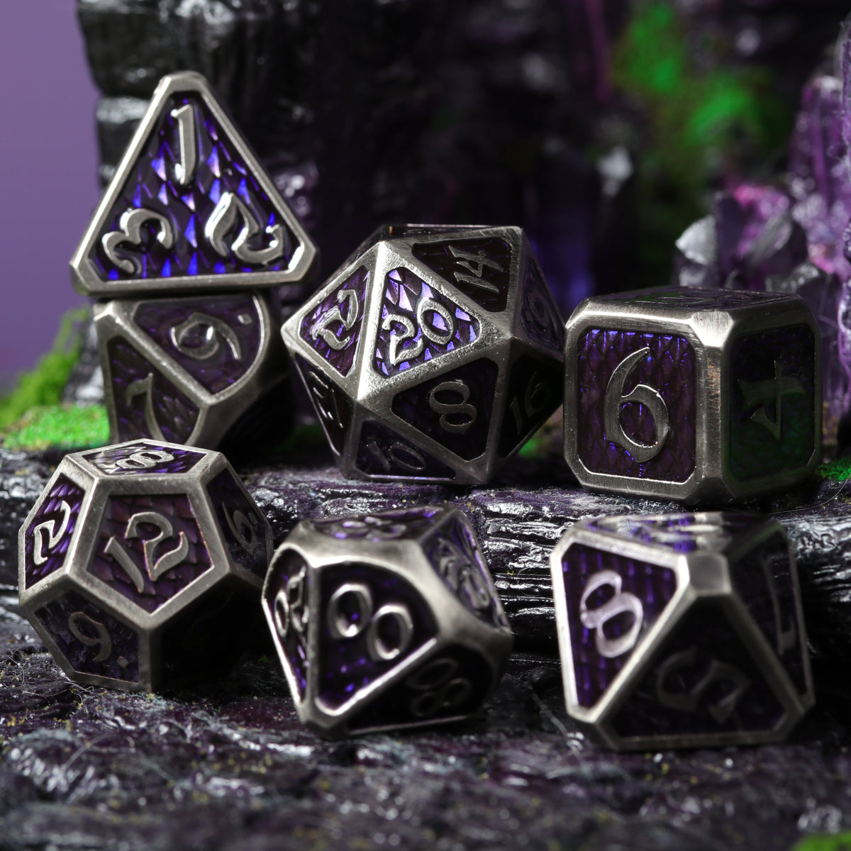 7-teiliges RPG-Set – Drakona Gemtooth – Edohain