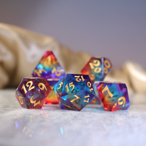 7pc RPG Set - Lucent Rainbow