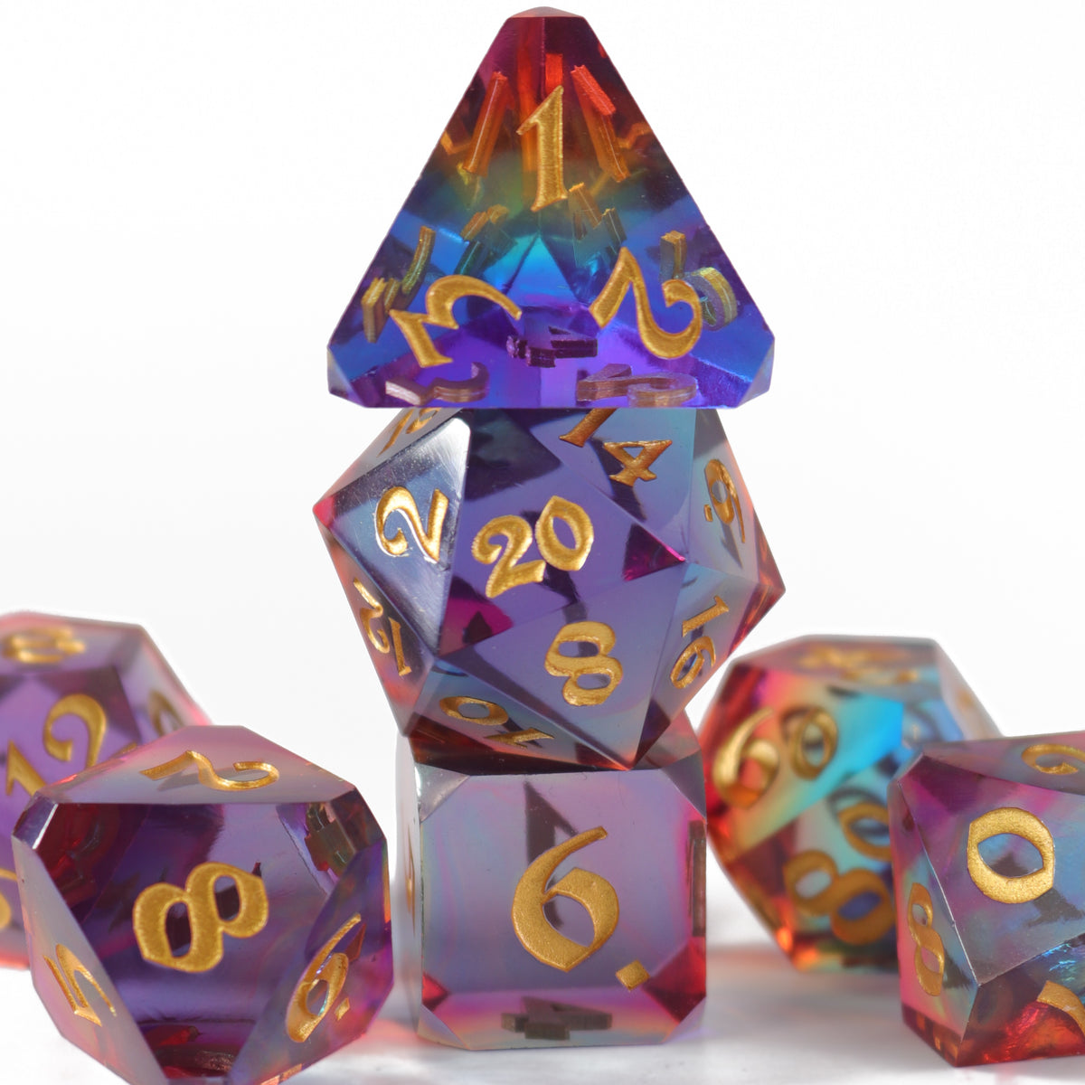 7pc PRG Set - Lucent Rainbow