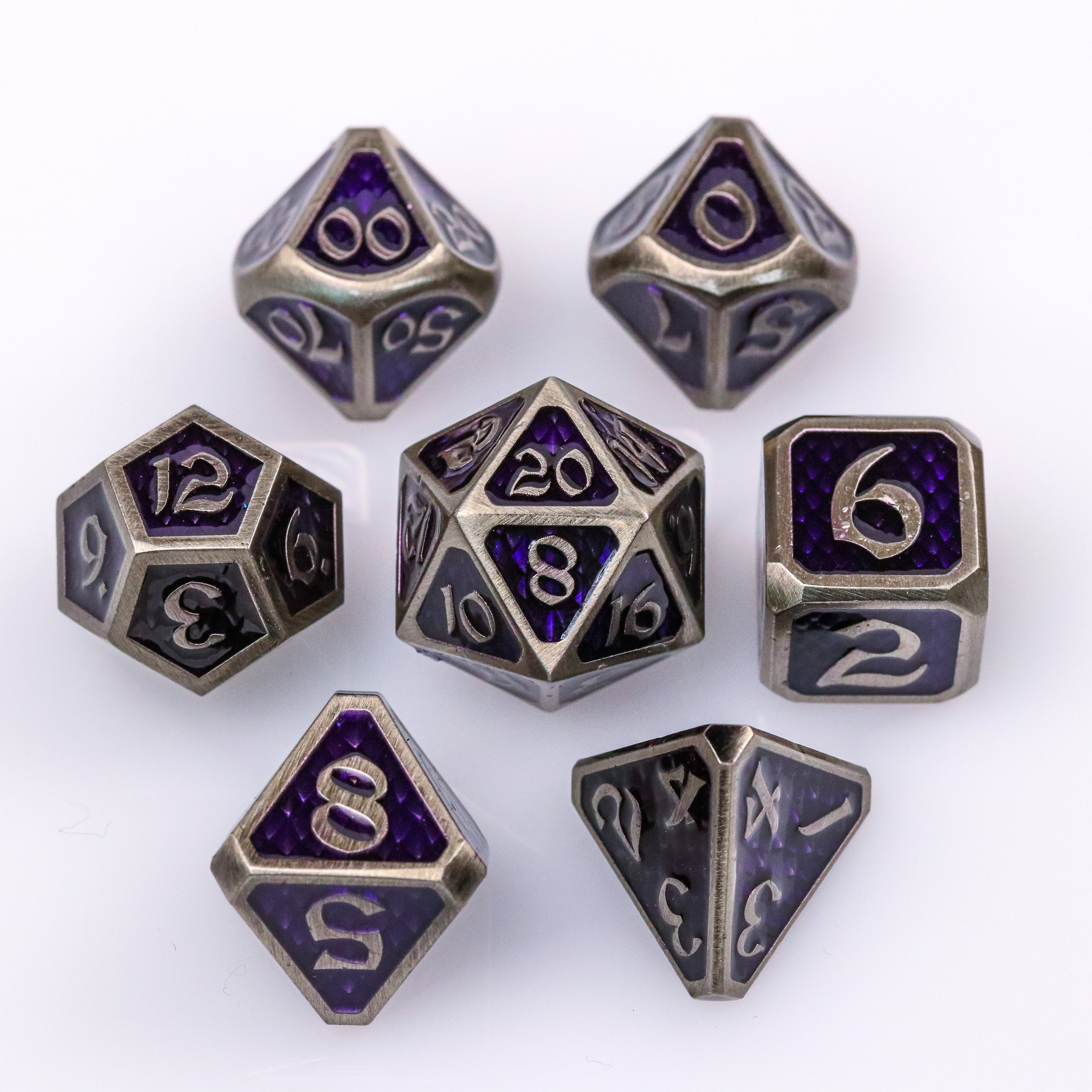7pc RPG Set - Drakona Gemtooth - Edohain – Die Hard Dice
