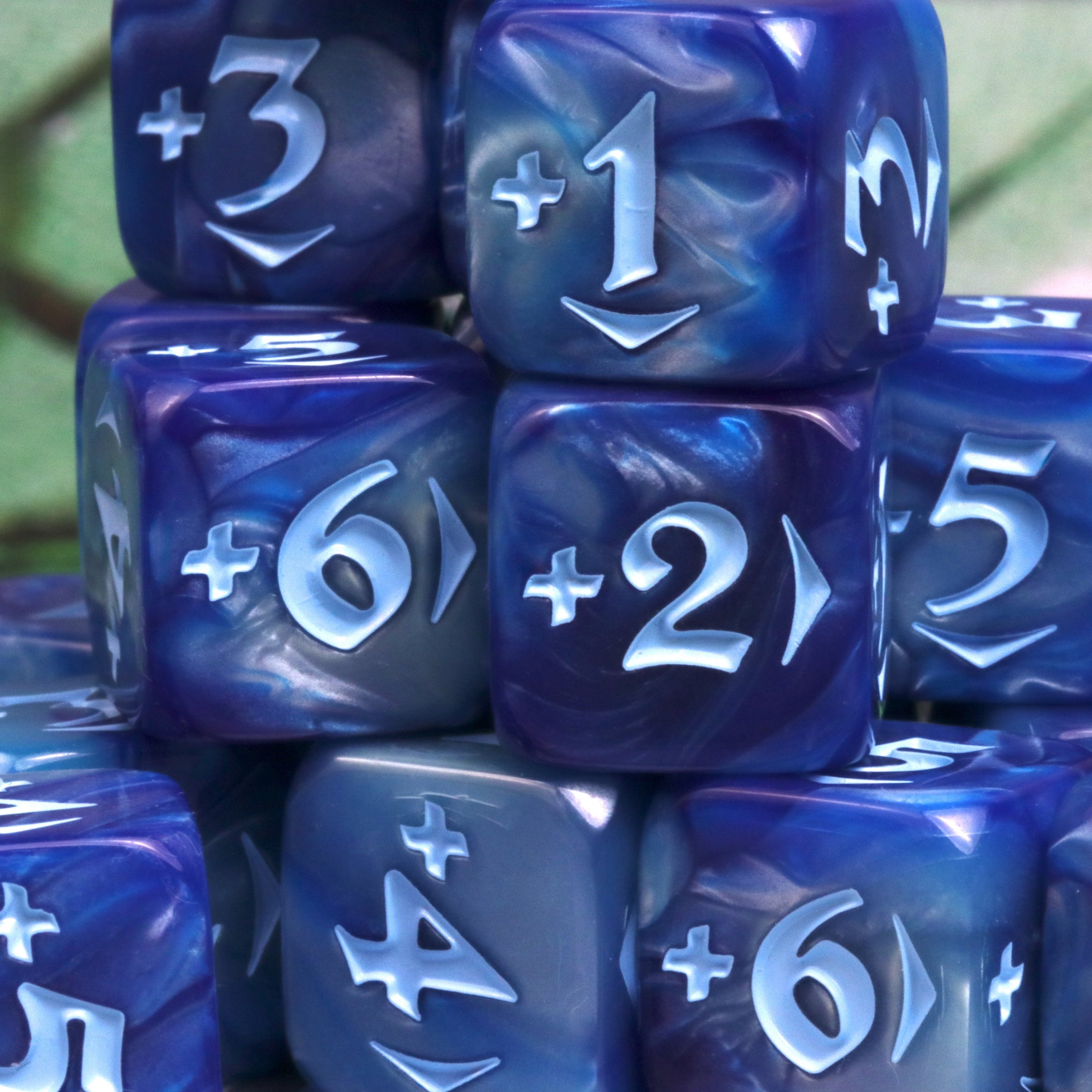 Mtg Spindown Counters - Variety Pack - Blue Die Hard Dice Mtg Spindown Counters - Variety Pack - Blue Die Hard Dice