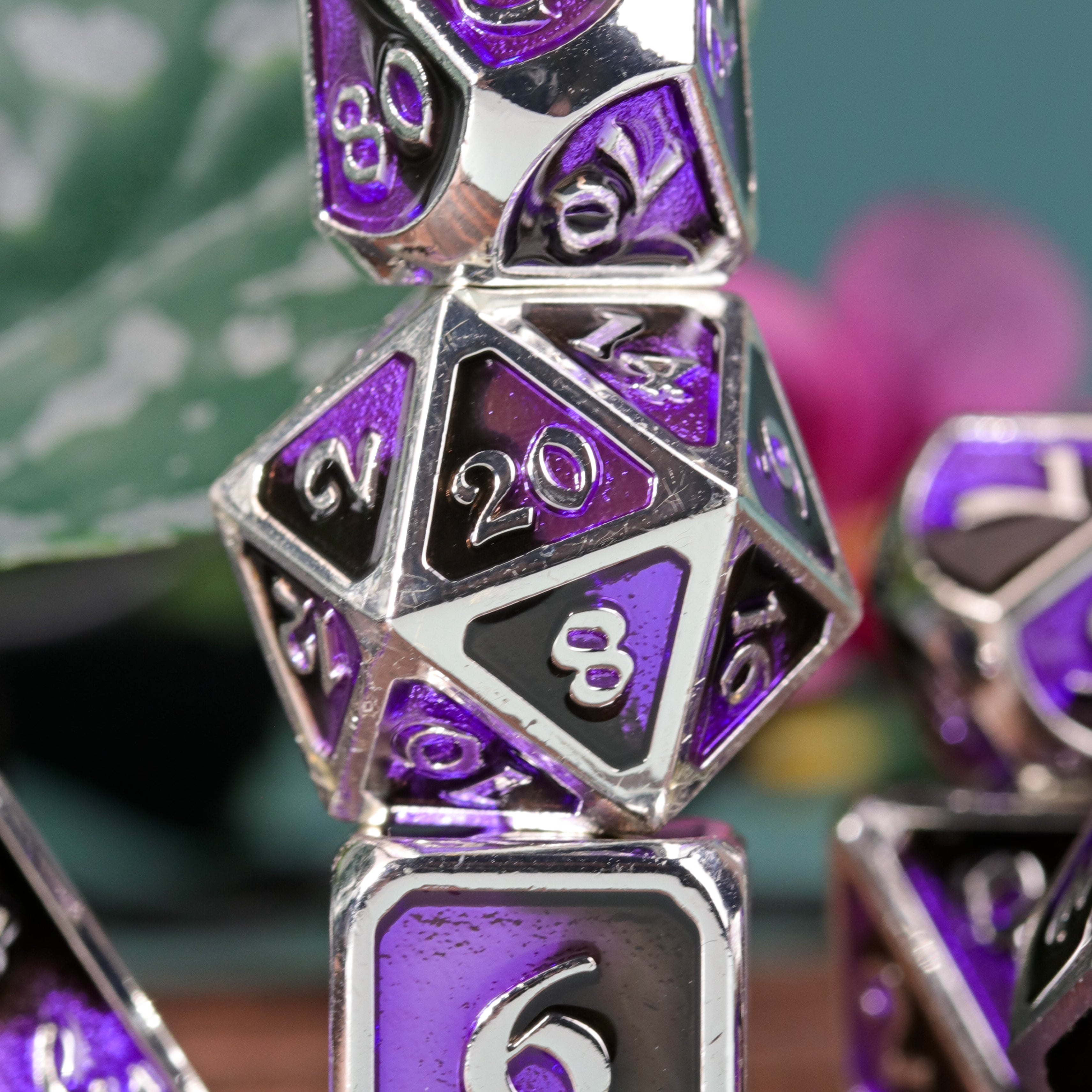 7 Piece RPG Set - Mythica Dark Arts Malice by Die Hard Dice