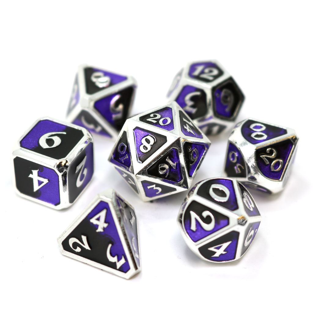 7 Piece RPG Set - Mythica Dark Arts Malice by Die Hard Dice