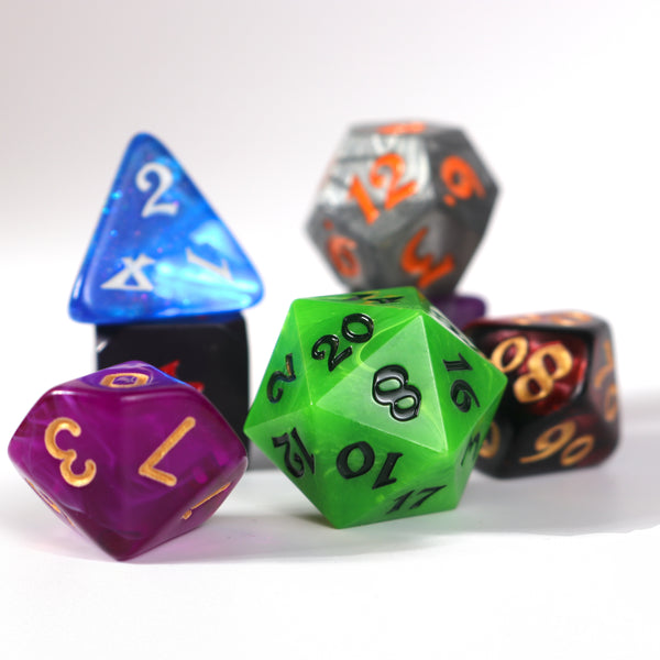 Assorted 7pc RPG Set - Misfits Mystery Dice