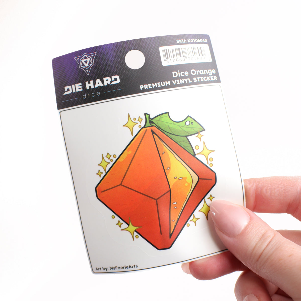 Sticker - Dice Orange