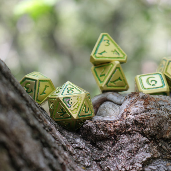 7pc RPG Set - Sylvan Sanctuary - Owl - Elder