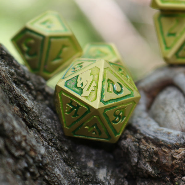 7pc RPG Set - Sylvan Sanctuary - Owl - Elder