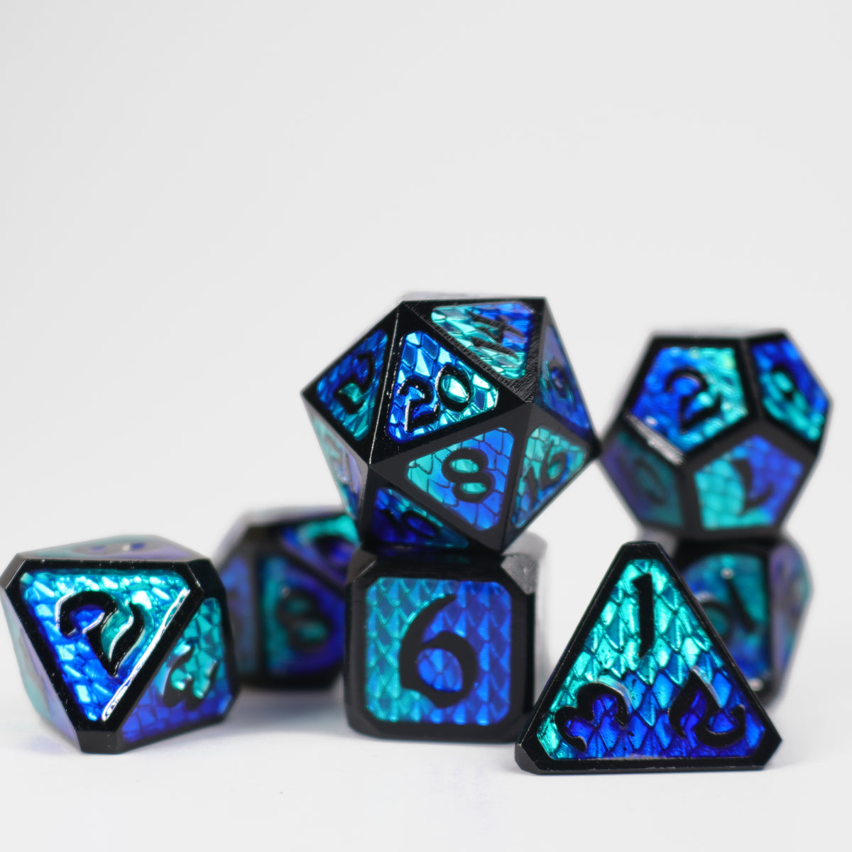 7-teiliges RPG-Set – Drakona Embers Sein
