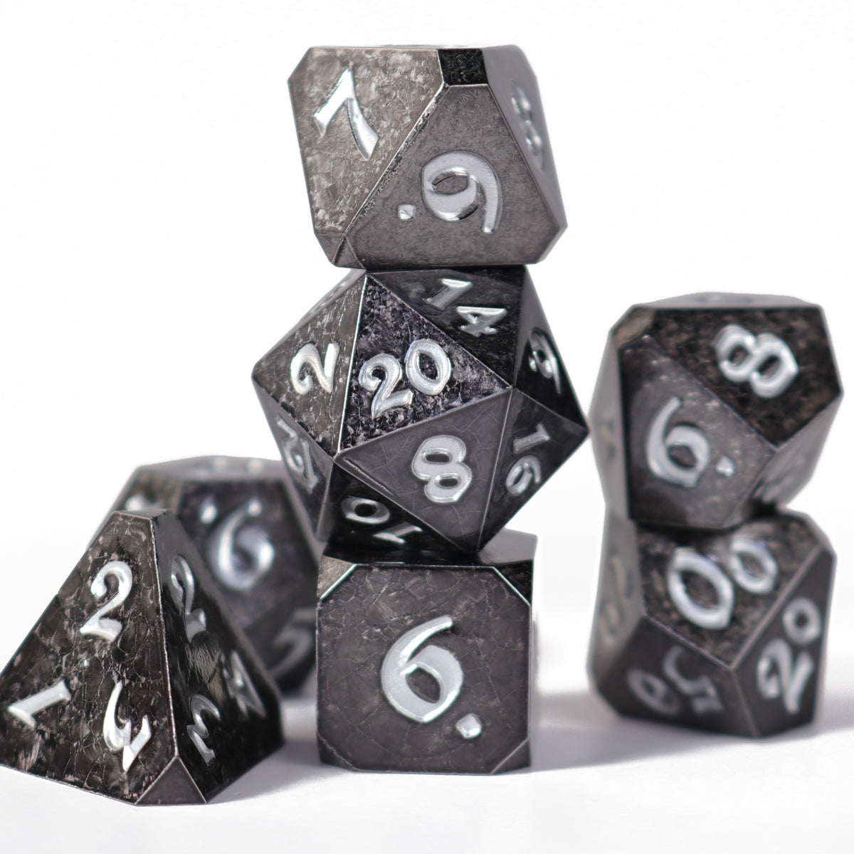 7pc RPG Set - Shadowlance with Silver