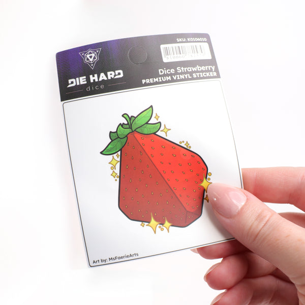 Sticker - Dice Strawberry