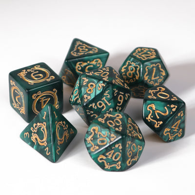 7pc RPG Set - The Green Dragon