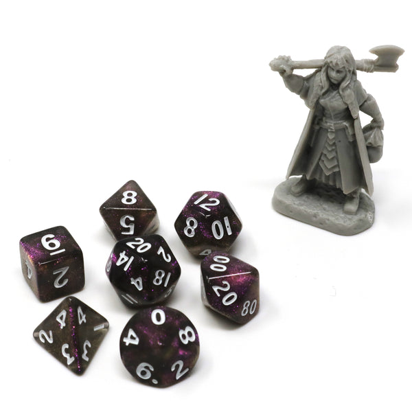 Critlings 7pc Mini RPG Set - Burgundazzle