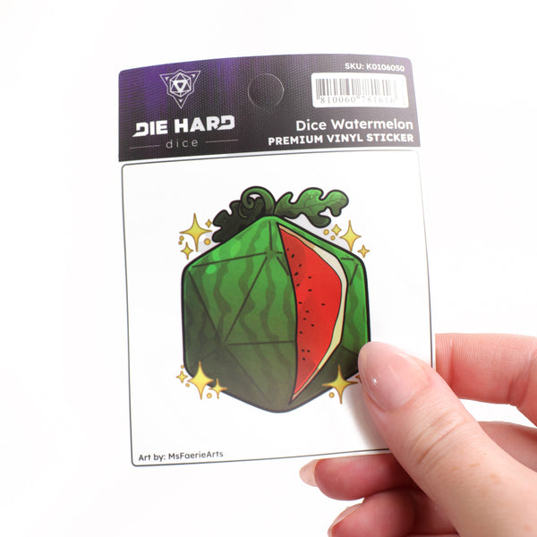 Sticker - Dice Watermelon
