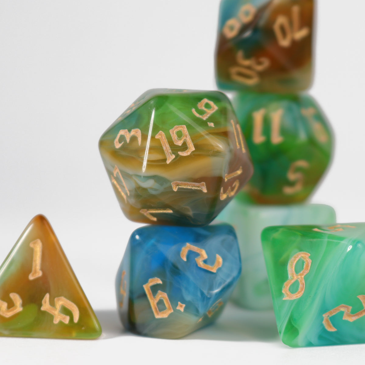7pc RPG Set - Wild Dryad