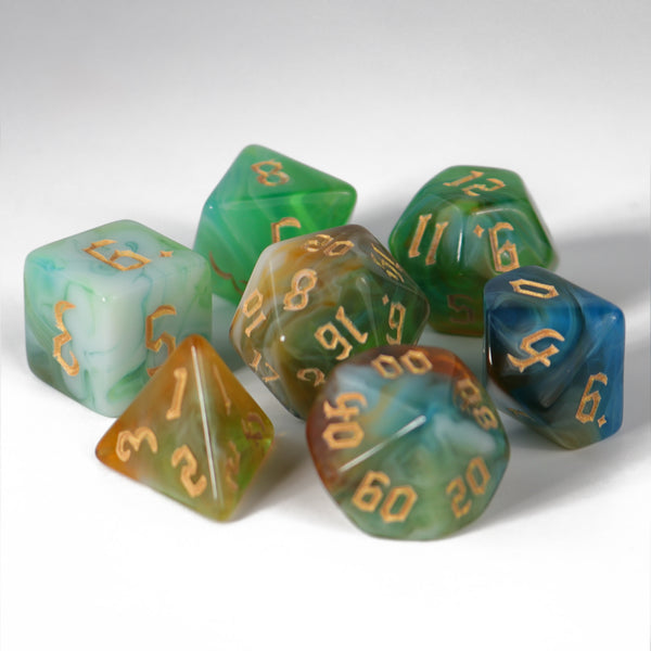 7pc RPG Set - Wild Dryad