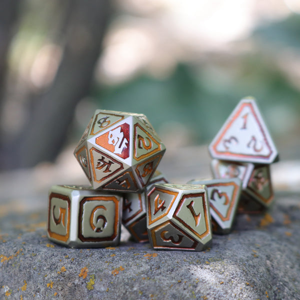 7pc RPG Set - Sylvan Sanctuary - Wolf - Warrior