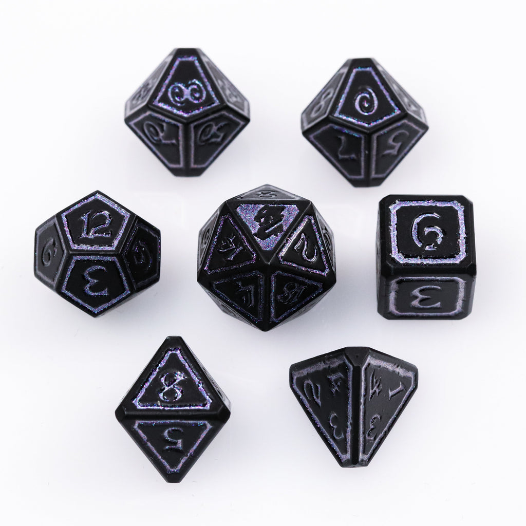 7-teiliges RPG-Set – Magiergilde – Nekromantie 