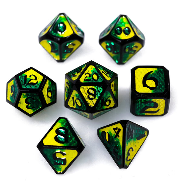 7pc RPG Set - Drakona Embers Bacu