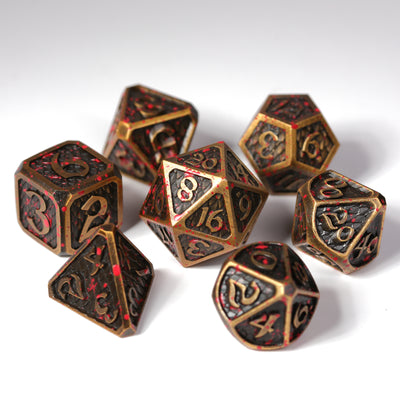 7pc RPG Set - Bloodscale Electrum