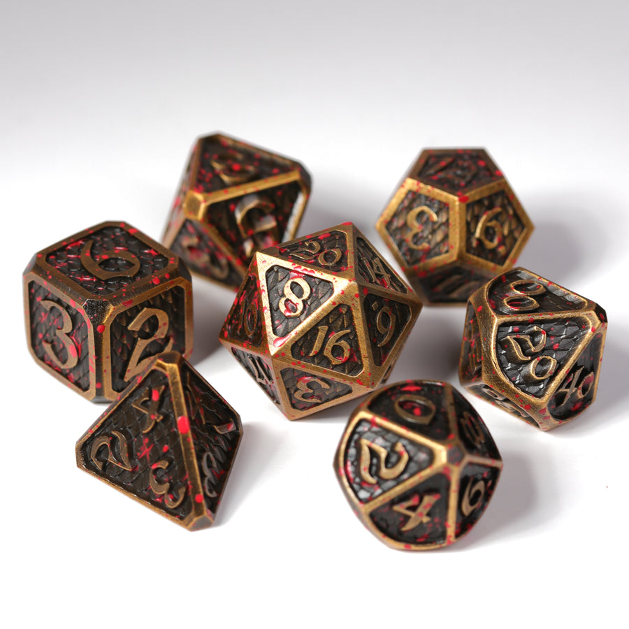 7pc RPG Set - Bloodscale Electrum