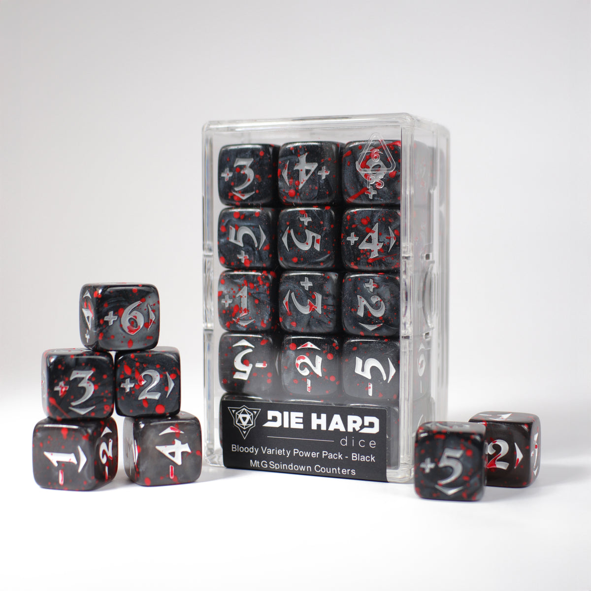 MtG Spindown Counters - Bloody Variety Power Pack - Black