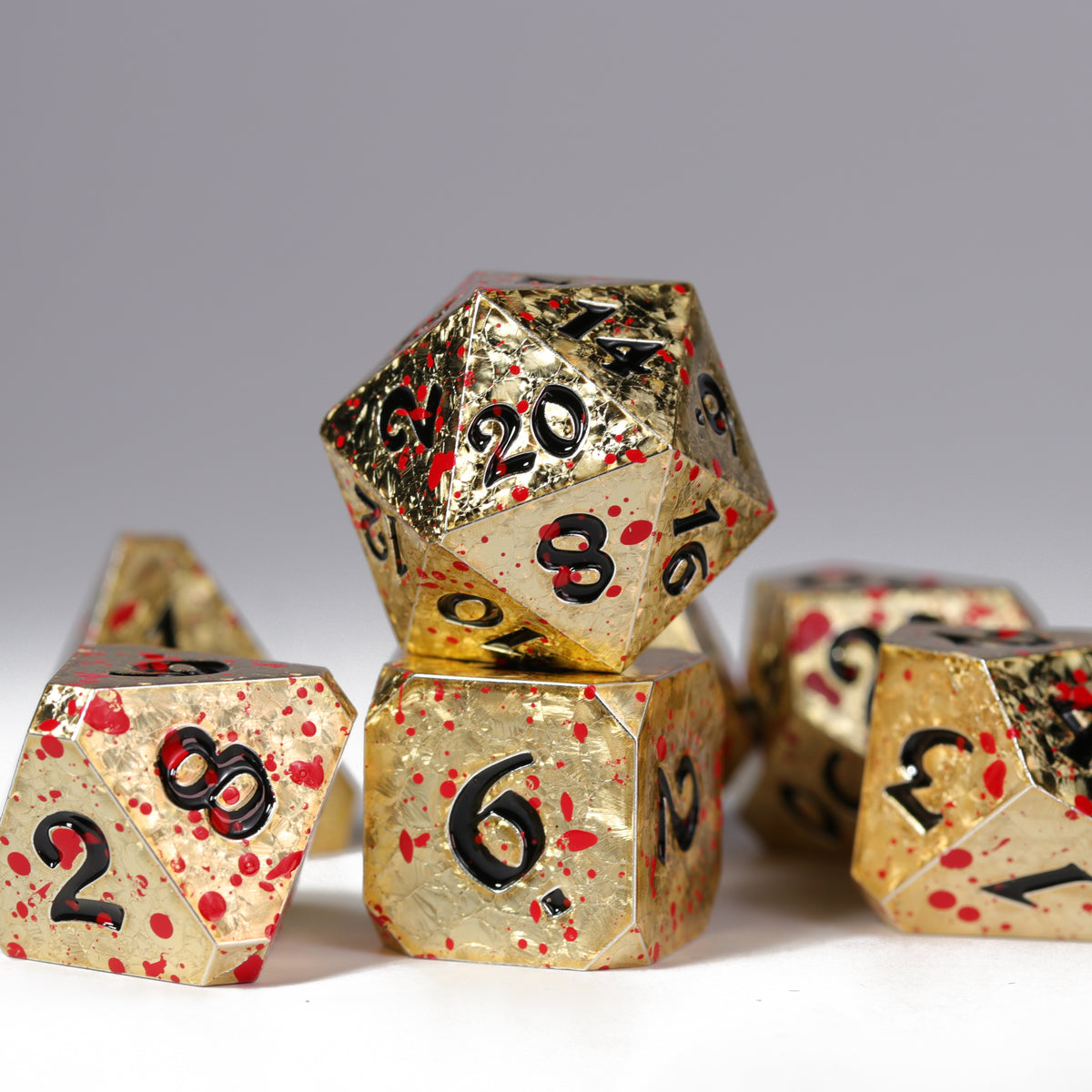 7pc RPG Set - Bloody Sunshard