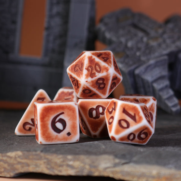 7pc RPG Set - Bone Ruin