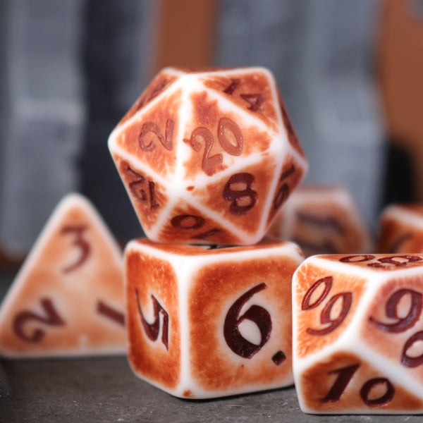 7pc RPG Set - Bone Ruin