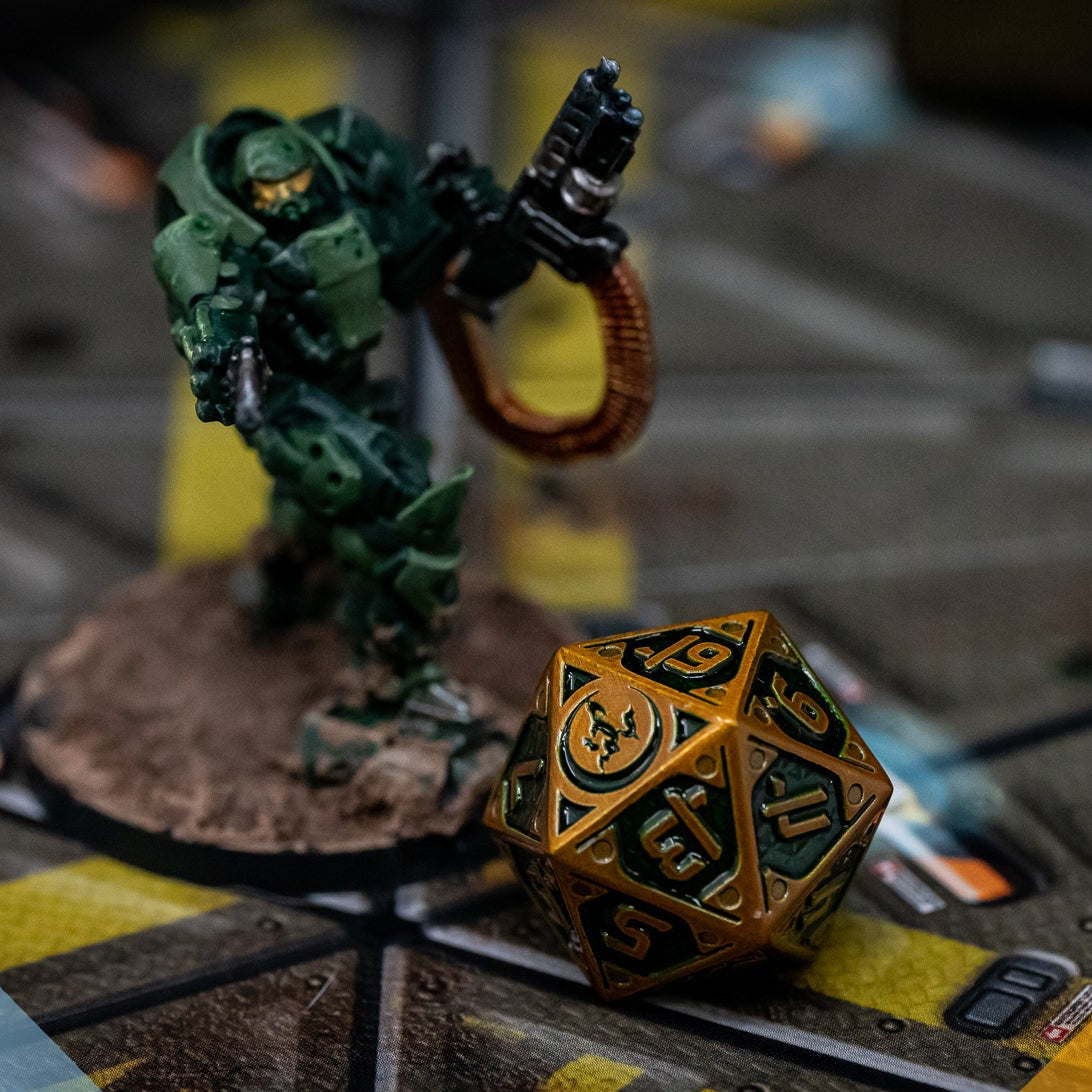 Infinity d20 Set - Haqqislam