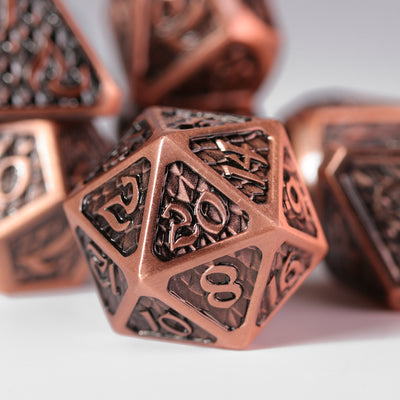 7-teiliges RPG-Set – Drakona Eldric Cuprum