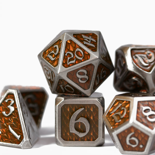 7pc RPG Set - Drakona Gemtooth - Diaphan