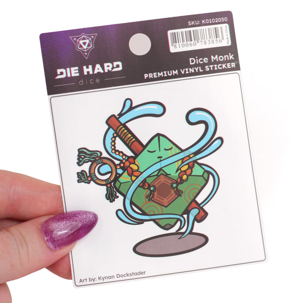 Sticker - Dice Monk