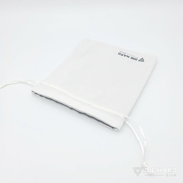 Samt-Würfeltasche – Mittelweiß