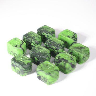 10d4 Set - DOTS Braille Acrylic - Cursed Acid