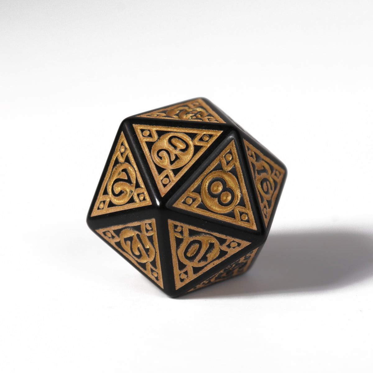 7pc RPG Set - Magic Flame - Gold