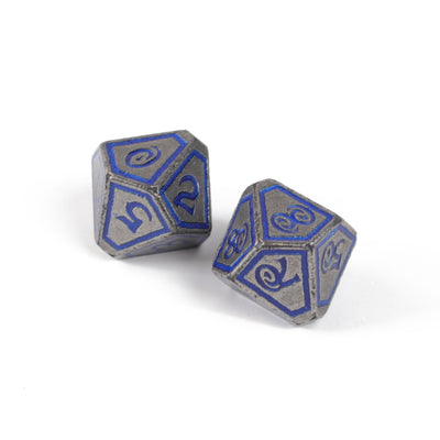 Mystery Metal Percentile Dice