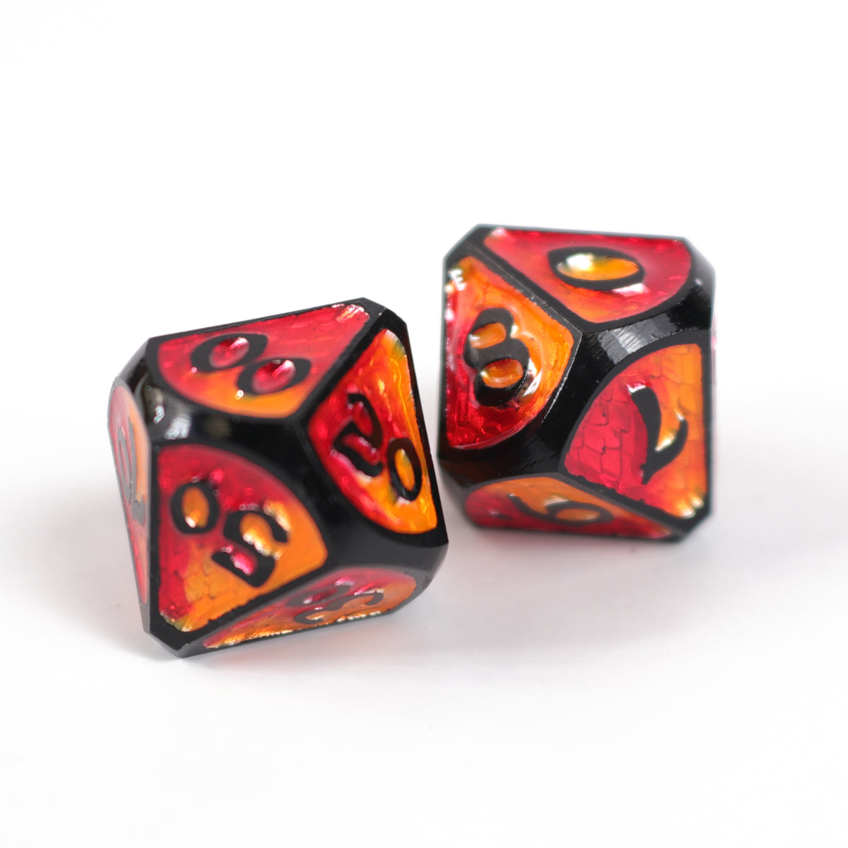 Mystery Metal Percentile Dice