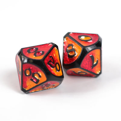 Mystery Metal Percentile Dice
