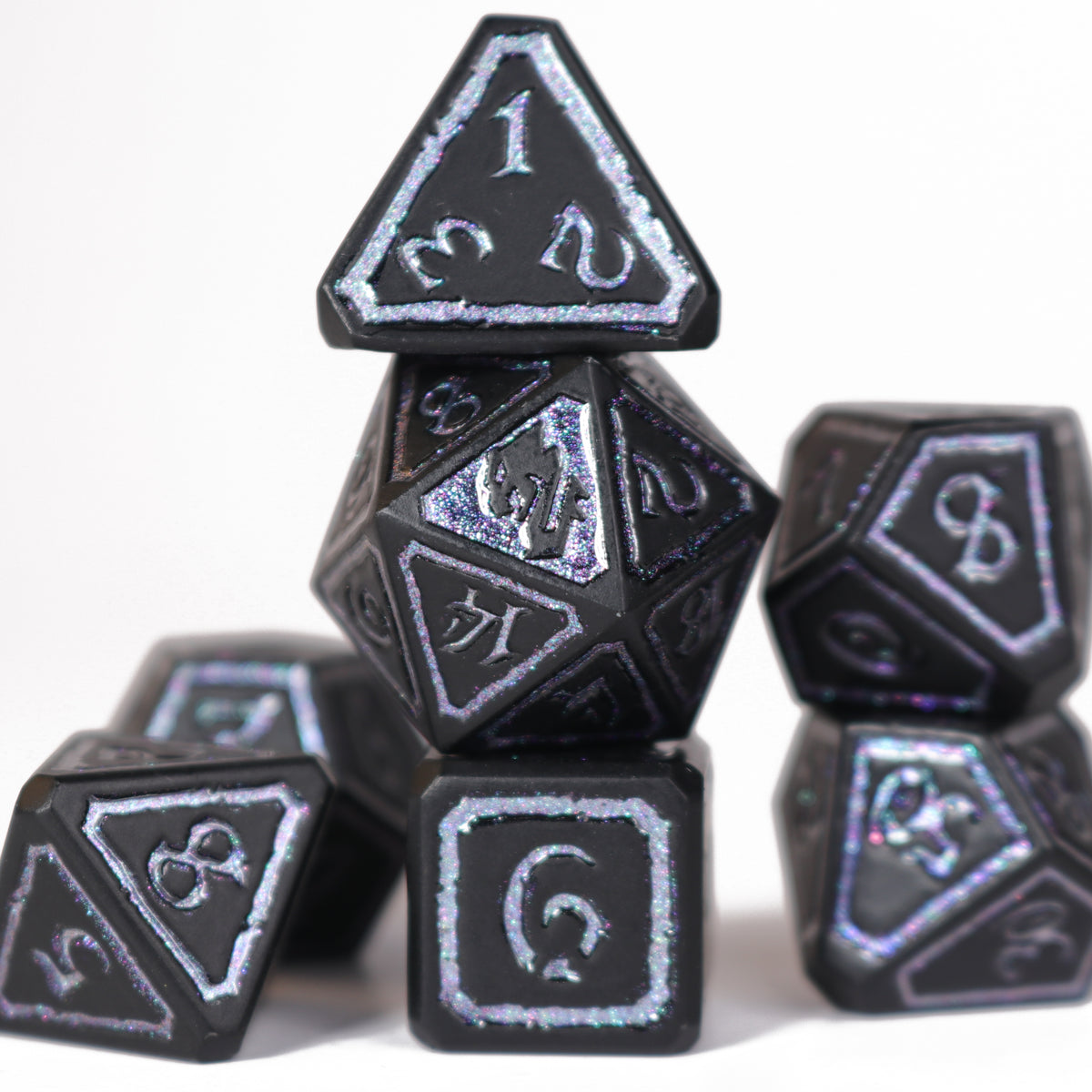7-teiliges RPG-Set – Magiergilde – Nekromantie 